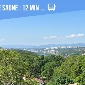 Appartement Le Calme - Design - Vue Panoramique Sur La Saone, Caluire-et-Cuire